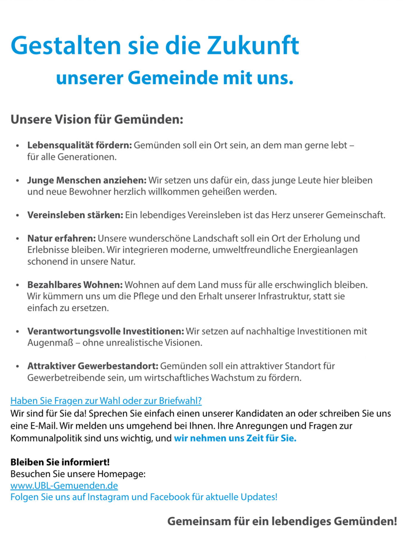Ziele der UBL Bild 8